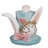 Clayre & Eef 6PR4154 Dekorační klobouk modrý 9x8x9 cm