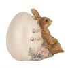 Clayre & Eef 6PR5006 Dekorativní králík s vajíčkem 12x7x9cm hnědý