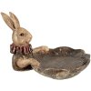 Clayre & Eef 6PR5013 Mísa Rabbit 21x21x15 cm hnědá