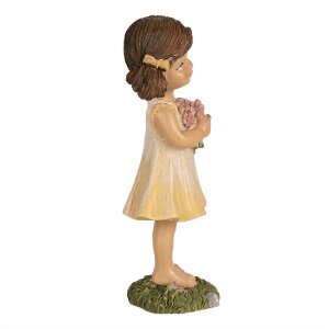 Clayre & Eef 6PR5028 Dětská dekorativní figurka žlutá 6x4x13 cm
