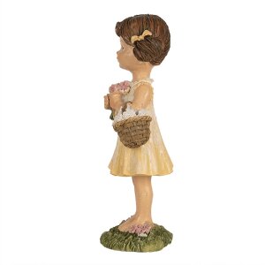 Clayre & Eef 6PR5028 Dětská dekorativní figurka žlutá 6x4x13 cm