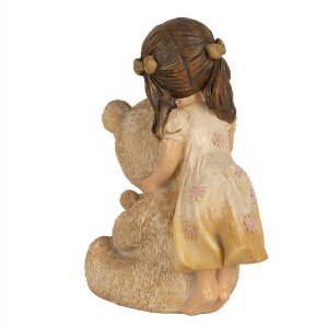 Clayre & Eef 6PR5030 Dětská dekorace hnědá 9x7x12 cm