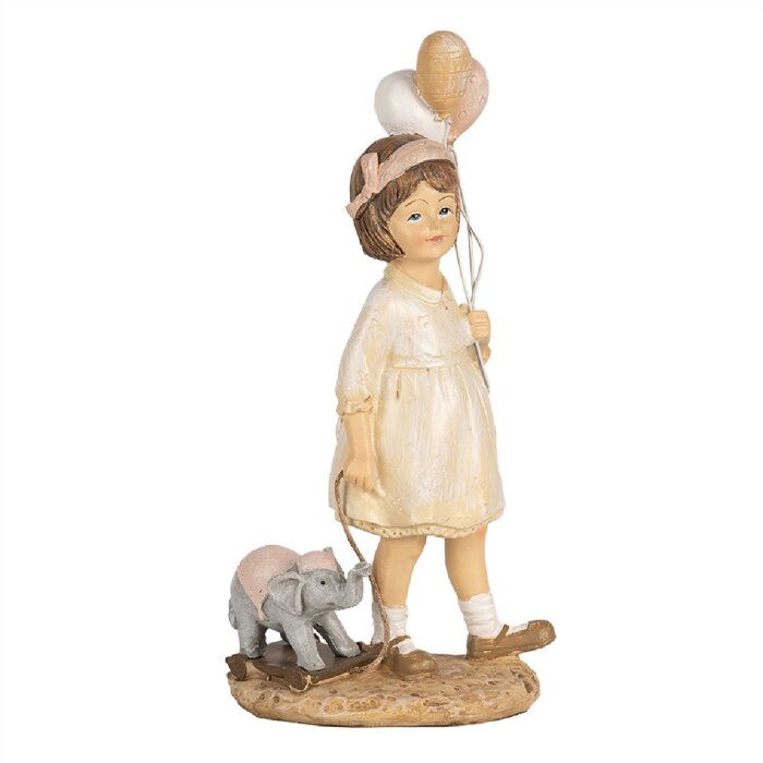 Clayre & Eef 6PR5031 Dětská dekorativní figurka Beige 9x6x18 cm