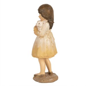 Clayre & Eef 6PR5033 Dekorativní figurka Dítě Béžová 6x5x15 cm