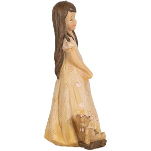 Clayre & Eef 6PR5035 Dekorativní figurka Dítě Béžová 8x6x15 cm
