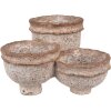 Clayre & Eef 6PR5062 Květináč béžový 27x29x17 cm Dekorace do bytu