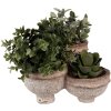 Clayre & Eef 6PR5062 Květináč béžový 27x29x17 cm Dekorace do bytu