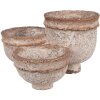 Clayre & Eef 6PR5062 Květináč béžový 27x29x17 cm Dekorace do bytu