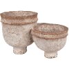 Clayre & Eef 6PR5062 Květináč béžový 27x29x17 cm Dekorace do bytu