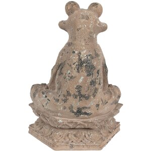 Clayre & Eef 6PR5063 Dekorativní žába hnědá 27x17x37 cm