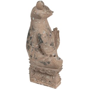 Clayre & Eef 6PR5063 Dekorativní žába hnědá 27x17x37 cm