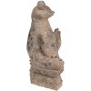 Clayre & Eef 6PR5063 Dekorativní žába hnědá 27x17x37 cm