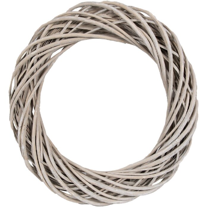 Clayre & Eef 6RO0600L Dekorační věnec hnědý 50x9 cm Elegantní design