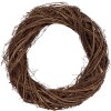 Clayre & Eef Dekorační věnec hnědý Ø 35x6 cm