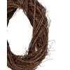 Clayre & Eef Dekorační věnec hnědý Ø 35x6 cm