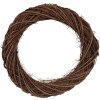 Clayre & Eef 6RO0602XXL Dekorativní věnec hnědý 50x8 cm Elegantní design