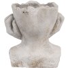 Clayre & Eef 6TE0498S Květináč šedý 17x14x18 cm