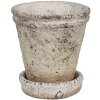 Clayre & Eef 6TE0503M Květináč béžový Ø 11x12 cm