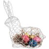 Clayre & Eef 6Y5481L Košík Rabbit White 28x15x30 cm Dekorace