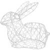Clayre & Eef 6Y5481M Košík Rabbit White 25x13x22 cm