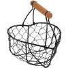 Clayre & Eef 6Y5485 Košík černý 17x17x19 cm - stylové úložiště