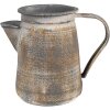 Clayre & Eef 6Y5495 Dekorativní džbán šedý 20x12x16 cm