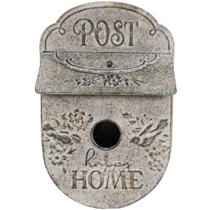 Clayre & Eef Ptačí domeček šedý...