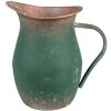 Clayre & Eef 6Y5500 Dekorativní džbán zelený 19x13x19 cm