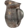 Clayre & Eef 6Y5504 Dekorativní džbán šedý 19x13x19 cm