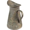 Clayre & Eef 6Y5506 Dekorativní džbán zeleno-zlatý 21x15x25 cm