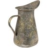 Clayre & Eef 6Y5506 Dekorativní džbán zeleno-zlatý 21x15x25 cm