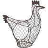 Clayre & Eef 6Y5520 Košík Chicken 37x16x32 cm Hnědý dekorativní úložný prostor