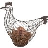 Clayre & Eef 6Y5520 Košík Chicken 37x16x32 cm Hnědý dekorativní úložný prostor