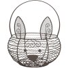 Clayre & Eef 6Y5528 Koš Rabbit Brown Ø 20x12/27 cm Žehlička