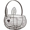 Clayre & Eef 6Y5528 Koš Rabbit Brown Ø 20x12/27 cm Žehlička