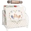 Clayre & Eef 6Y5533 Stojan na dopisy bílý 19x15x9/24 cm - praktický a stylový