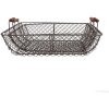 Clayre & Eef 6Y5543 Sada košíků 2 kusy hnědá 40x34x14/36x30x13cm