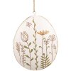 Clayre & Eef Deko-závěs Vejce Béžová 10x2x8 cm Velikonoce