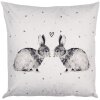Clayre & Eef BSL22 Povlak na polštář bílý 45x45 cm - Elegantní bytový doplněk