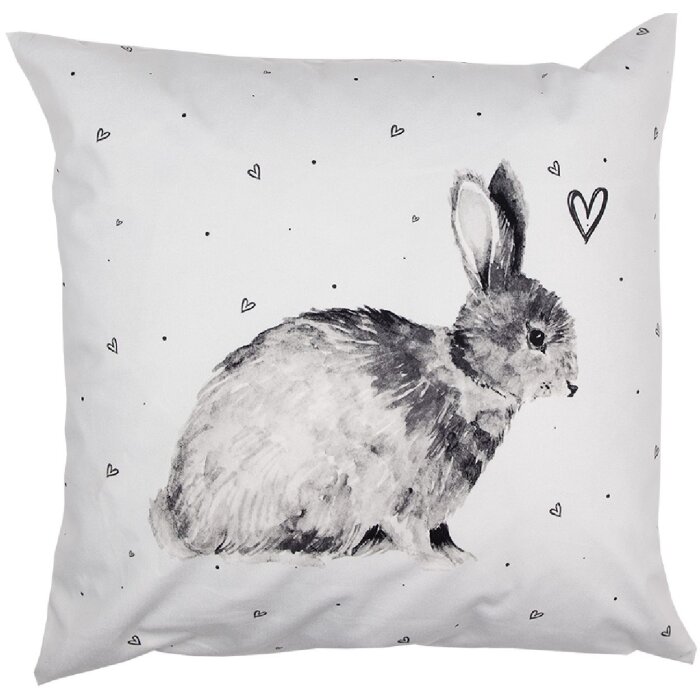 Clayre & Eef BSL23 Povlak na polštář bílý 45x45 cm Cosy Home