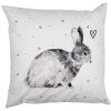 Clayre & Eef BSL23 Povlak na polštář bílý 45x45 cm Cosy Home