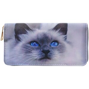 Juleeze JZWA0201 Peněženka s motivem kočky Blue-eyed Grey...