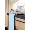 Clayre & Eef KT042.049 Kuchyňská utěrka Heart Blue 47x70cm