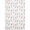 Clayre & Eef KT042.052 Kuchyňská utěrka Tulipánový vzor bílá 47x70cm