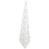 Clayre & Eef LGC42 Kuchyňská utěrka se vzorem Paisley White/Grey 50x70cm