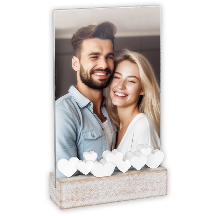 ZEP Akrylový obrazový rám Serena formát na výšku 10x15 cm dřevo