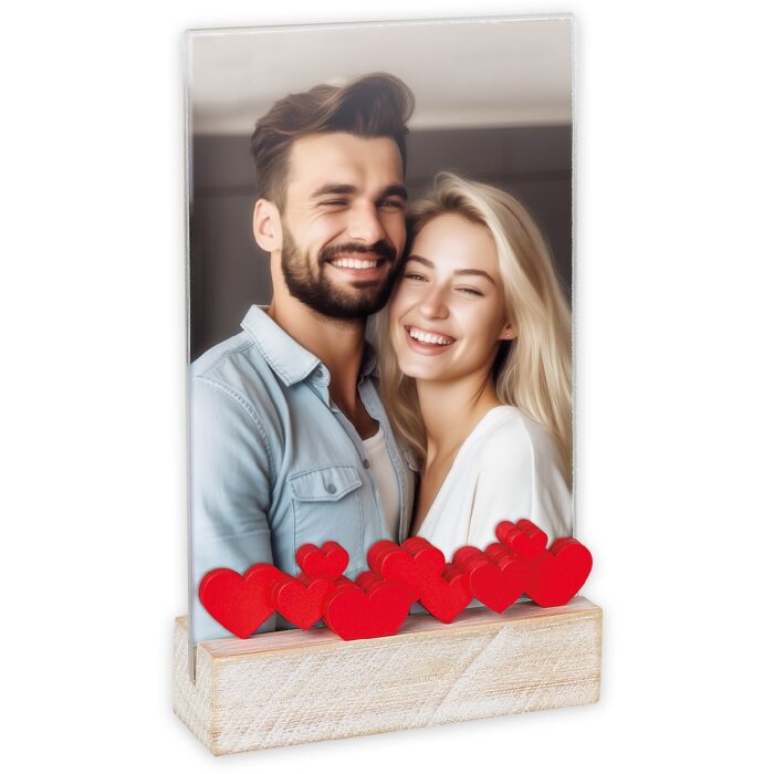 ZEP Akrylový obrazový rám Gemma portrétní formát 10x15 cm dřevo