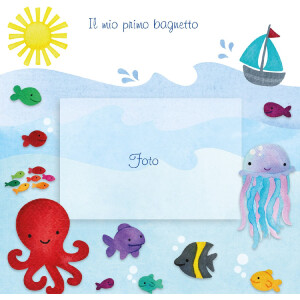 ZEP dětské fotoalbum CLARA modré 25x25 cm 48 stran italsky