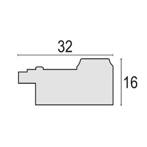 ZEP fotorámek Venezia 20x30 cm bílý se zlatým lemem