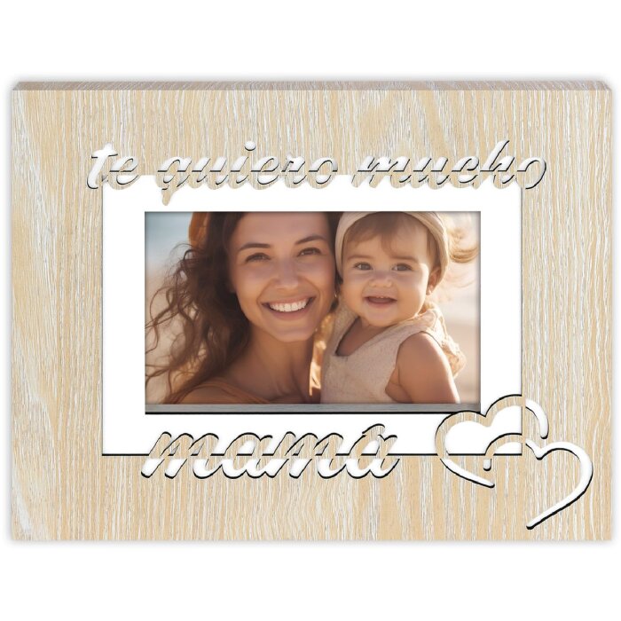 ZEP Dřevěný fotorámeček Estella 10x15 cm "te quiero mucho mama"